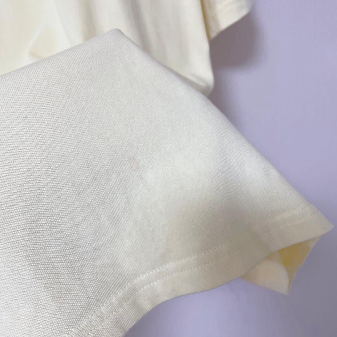 あこ様→【AMI PARIS】美品★アミパリスロゴTシャツ(イエロー)S
