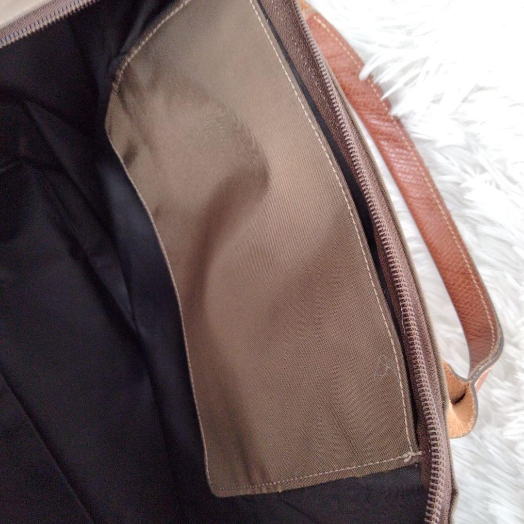 LONGCHAMP カーキ ナイロン ボストンバッグ XLサイズ