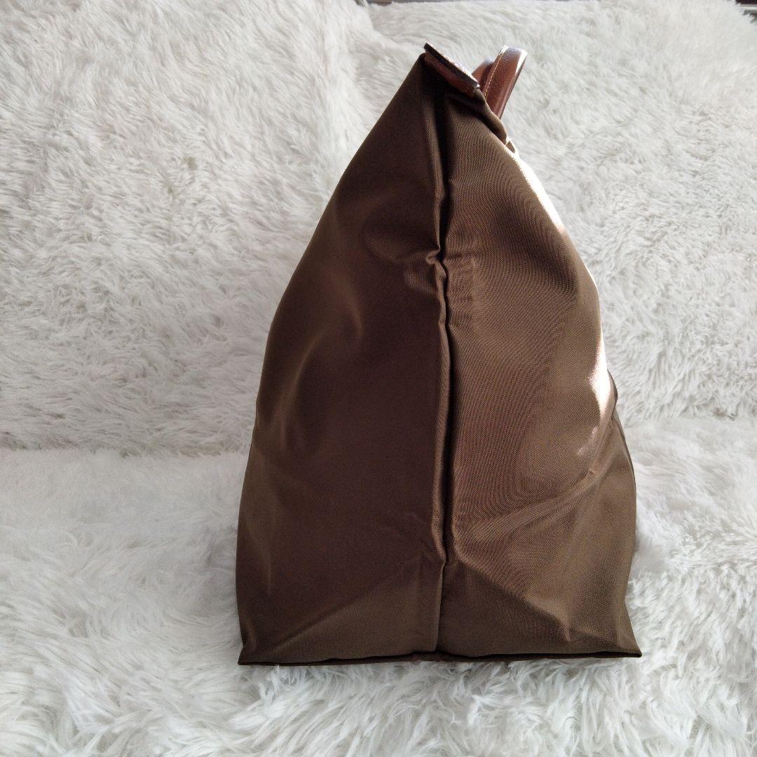 LONGCHAMP カーキ ナイロン ボストンバッグ XLサイズ