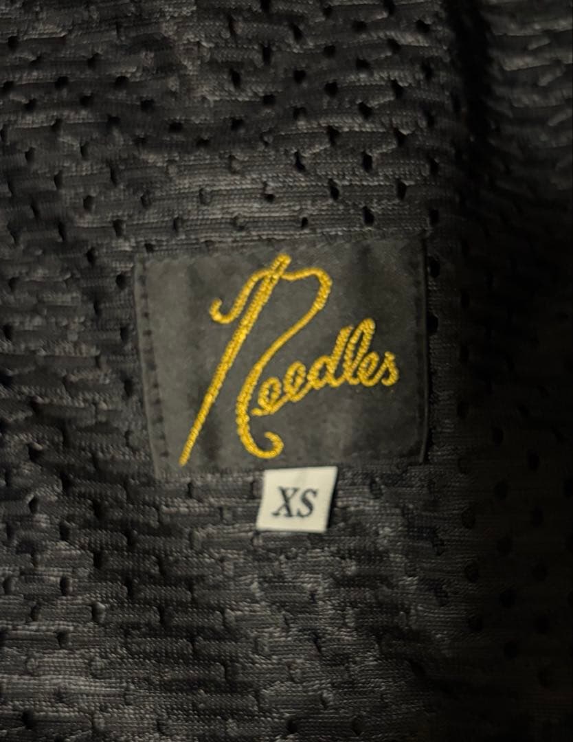 Needles トラックパンツ ストレートタイプ xs　ネイビー×パープル