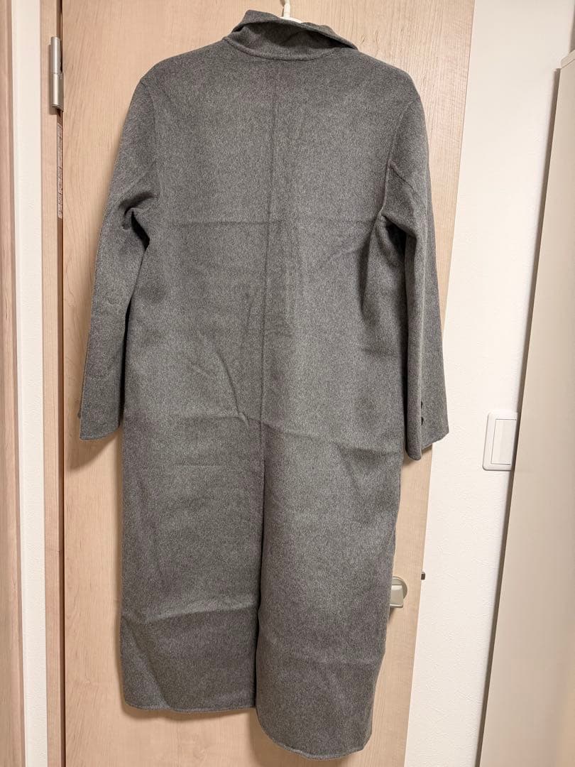 na.e グレー ロングコート　Wool&Cashmere Long Coat