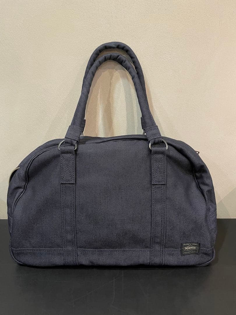 PORTER ボストンバッグ ダークブルー