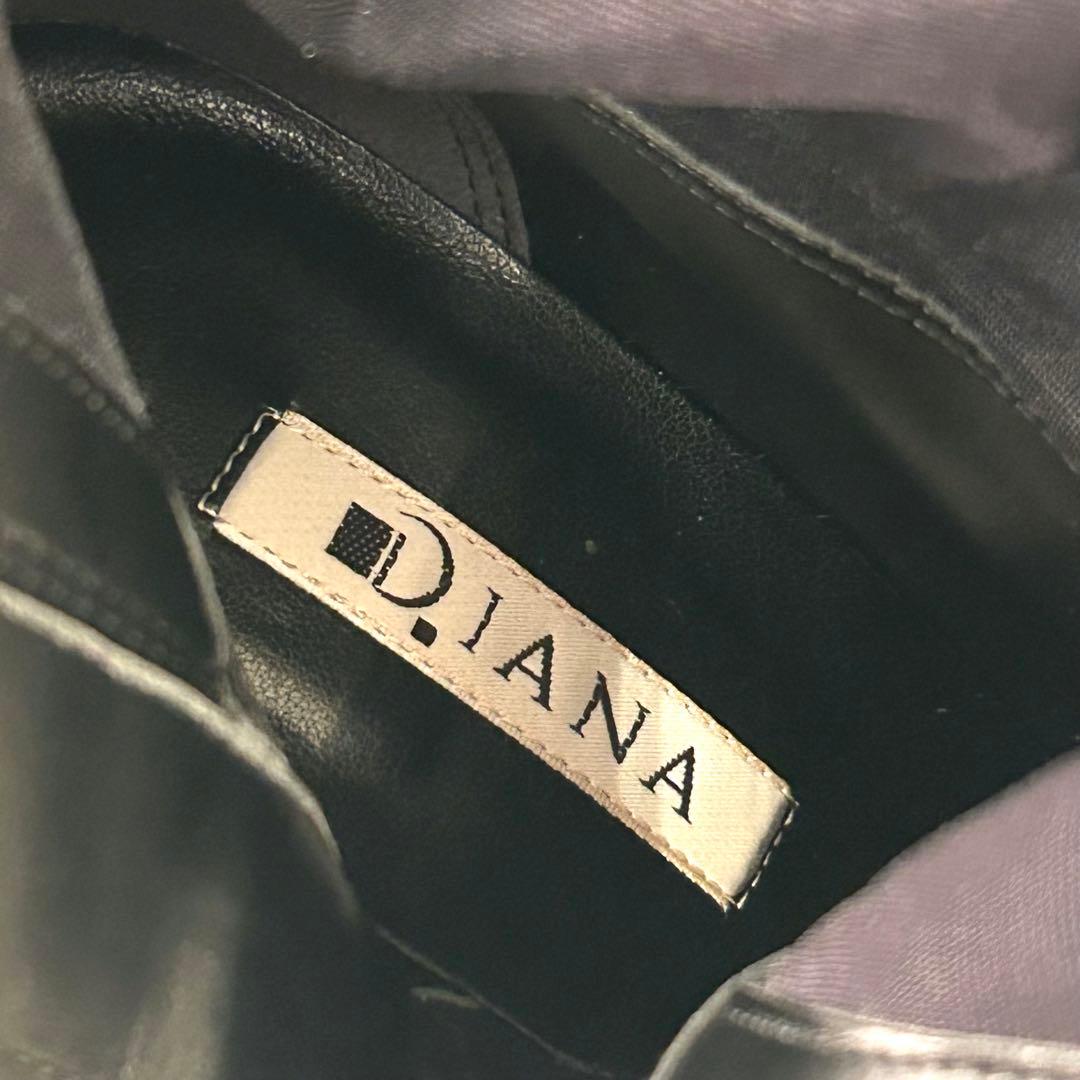 値下げ中 DIANA ダイアナ スエード ロングブーツ ブラック 22.5