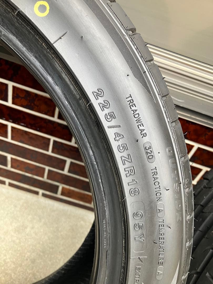MINERVA F205 225/45R18 XL 2本　24年製ほぼ新品①