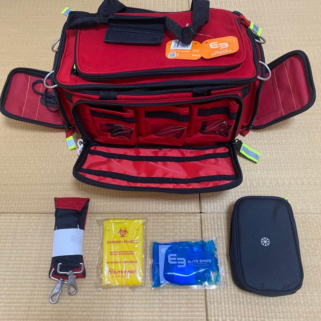 （土日限定セール‼️）救急医療バッグ 中型 赤（EB一次救命処置用救急バッグ）
