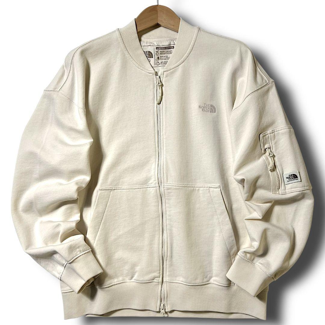 新品 ノースフェイス UNDYED BOMBER ZIP UP ジャケット L
