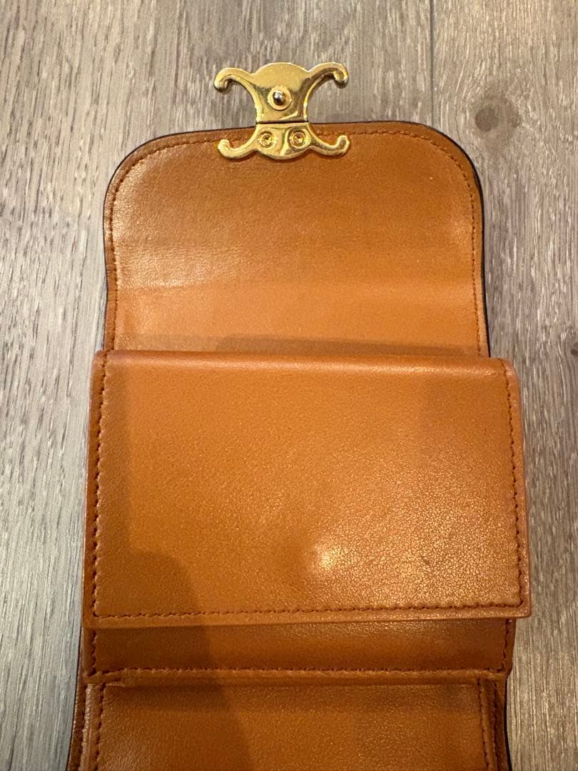 jamz CELINE セリーヌ トリオンフ 三つ折り財布 コンパ