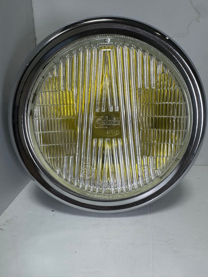 新品/当時物シビエスーパーオスカー凹みレンズ付きヘッドライトASSYマーシャル