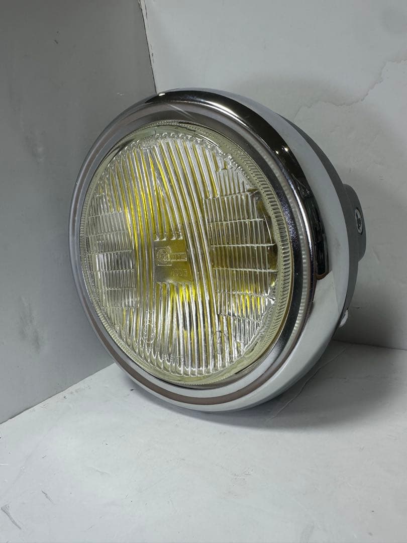 新品/当時物シビエスーパーオスカー凹みレンズ付きヘッドライトASSYマーシャル