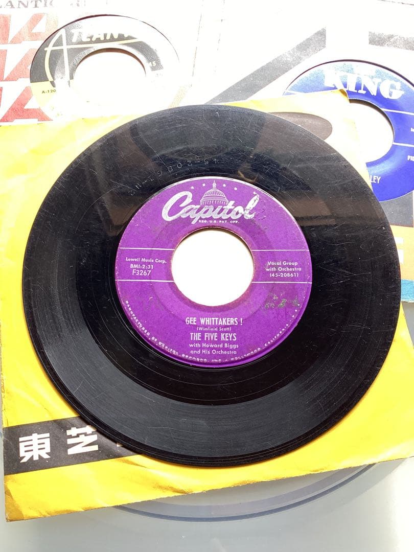 US盤 EP 4枚 RONETTES DRIFTERS 7inc