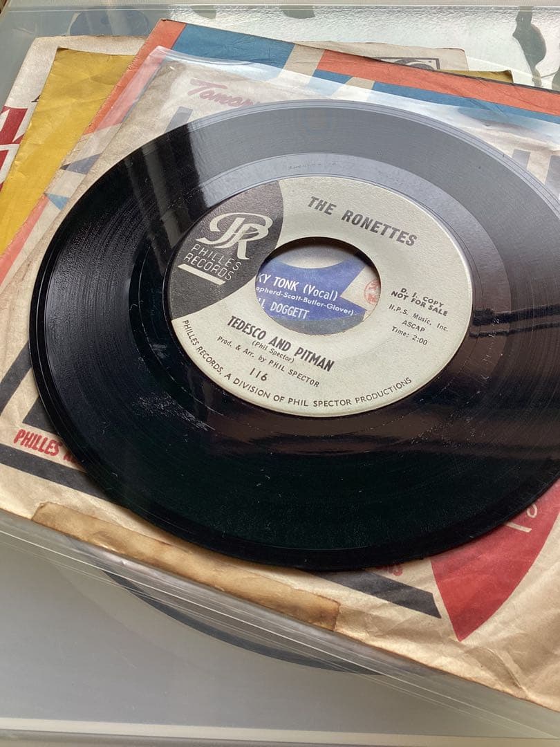 US盤 EP 4枚 RONETTES DRIFTERS 7inc