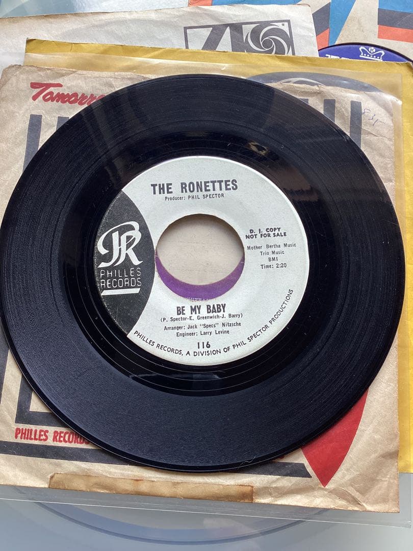 US盤 EP 4枚 RONETTES DRIFTERS 7inc