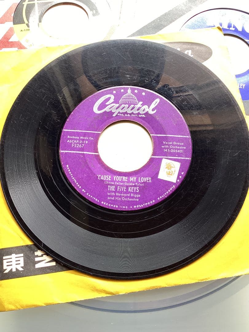 US盤 EP 4枚 RONETTES DRIFTERS 7inc