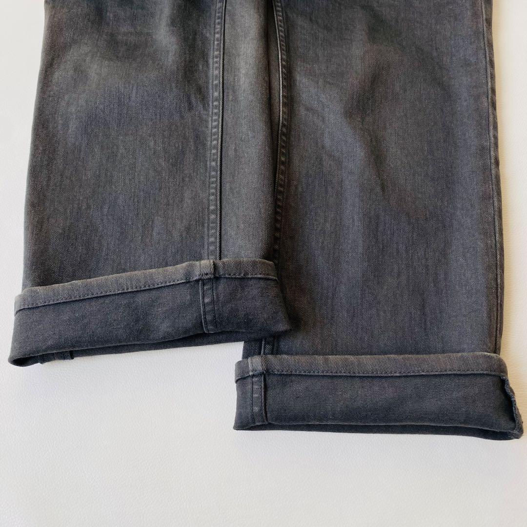 【美品】ヤヌーク　デニムパンツ　LEA (レア)　ボーイズストレート　ストレッチ