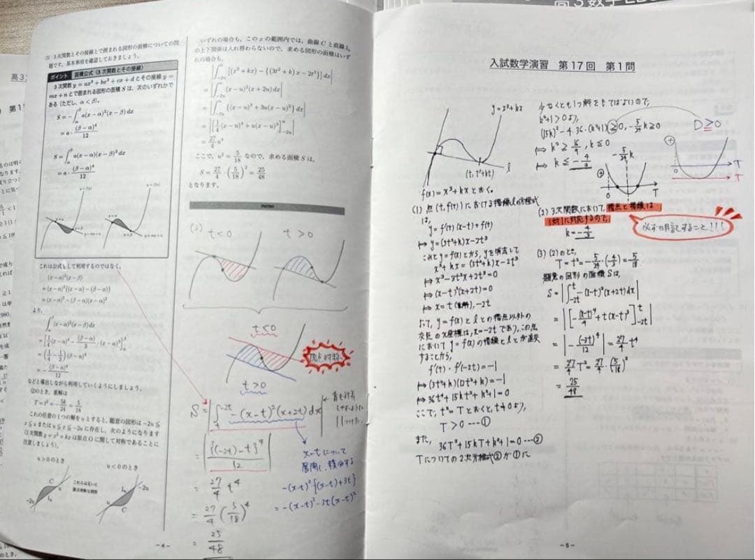 【美品】鉄緑会高3数学　演習テキストセット