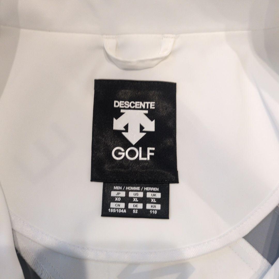 DESCENTE GOLF ジャケット XL ホワイト/グレー