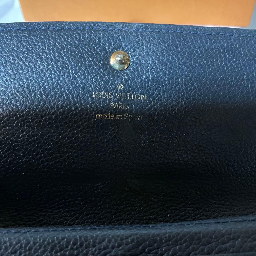 LOUIS VUITTON アンプラントヴィルトゥオーズ 三つ折り長財布 ほぼ黒