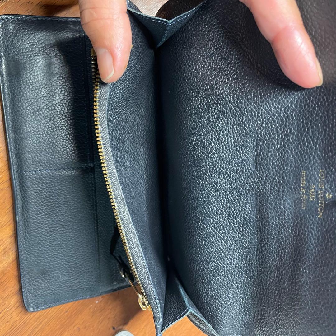 LOUIS VUITTON アンプラントヴィルトゥオーズ 三つ折り長財布 ほぼ黒