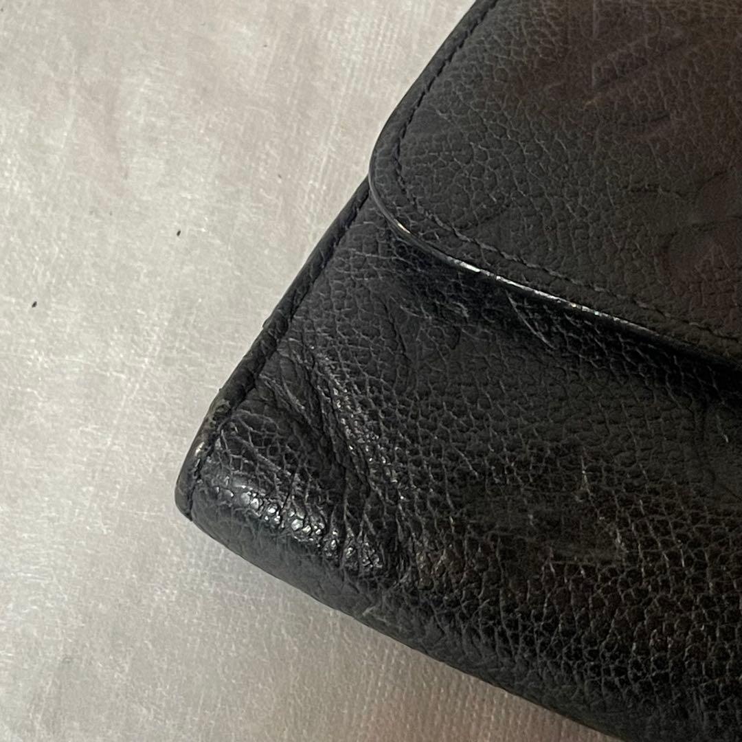 LOUIS VUITTON アンプラントヴィルトゥオーズ 三つ折り長財布 ほぼ黒