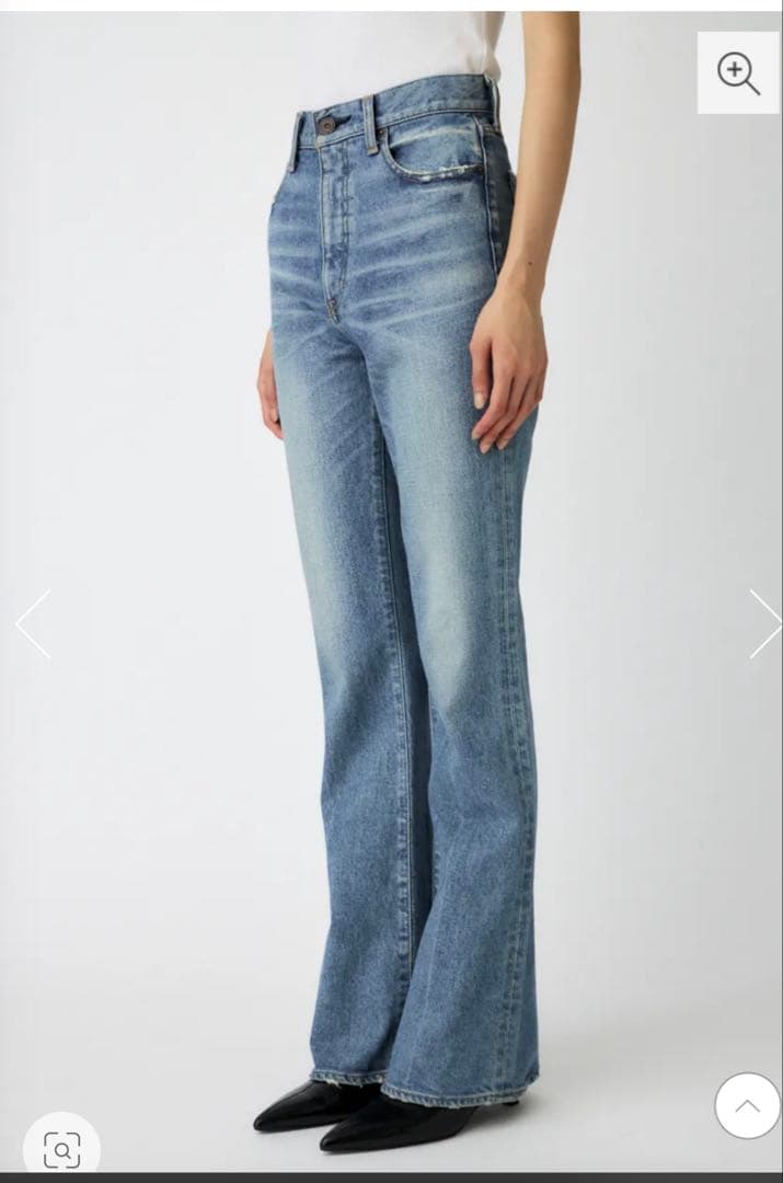 パンツ Moussy MVS FLARE BLU 24
