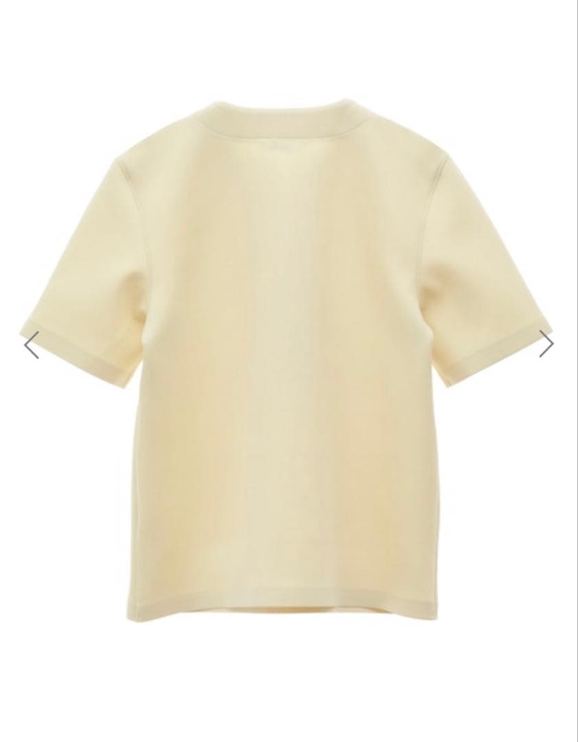 新品未使用 タグ付 25SS AURALEE ホワイト レースアップ Tシャツ