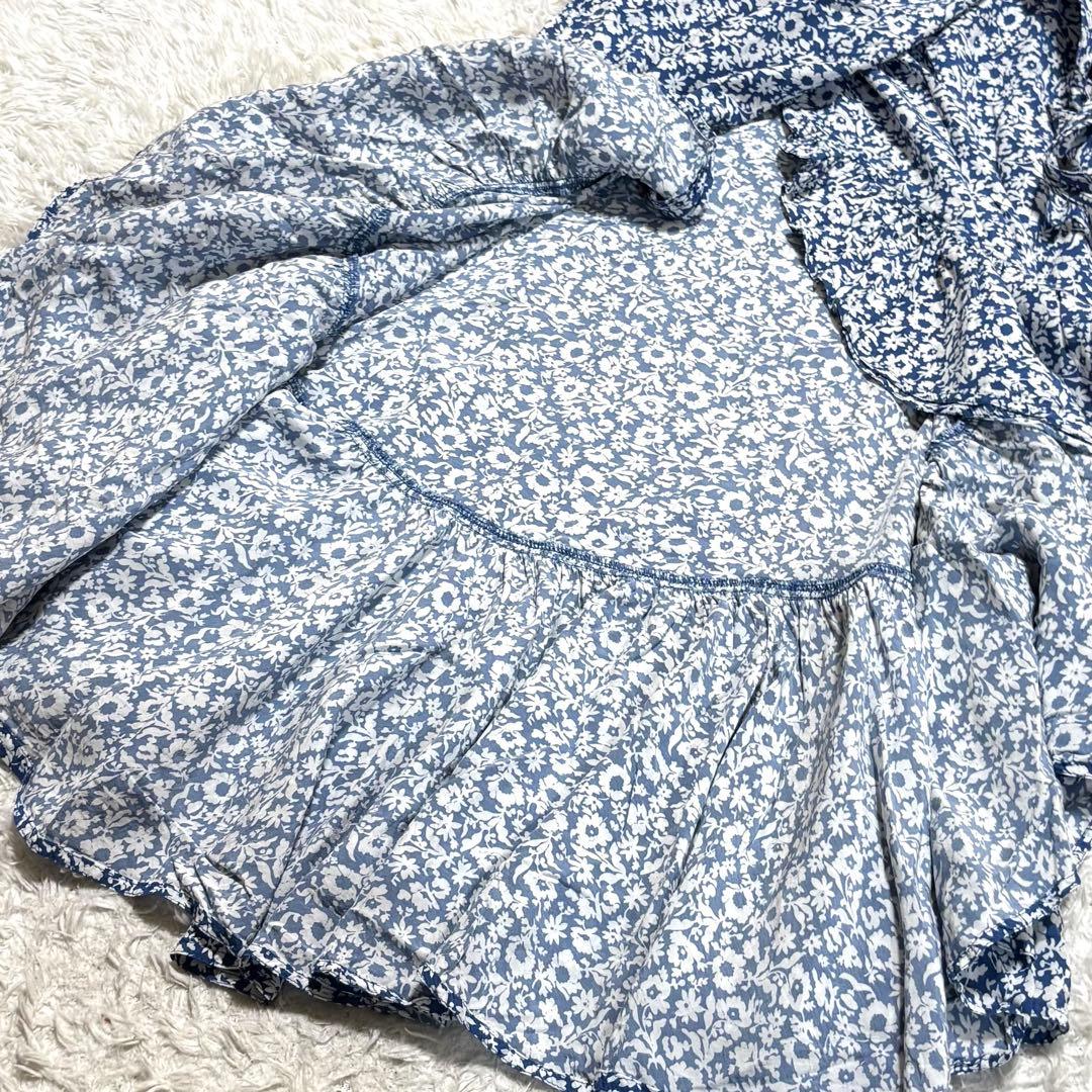 【美品】 ポロ ラルフローレン 花柄 ロングスカート 巻きスカート