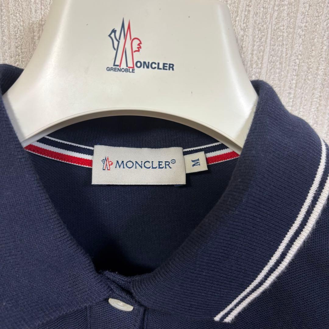 MONCLER ネイビー ポロシャツ Mサイズ