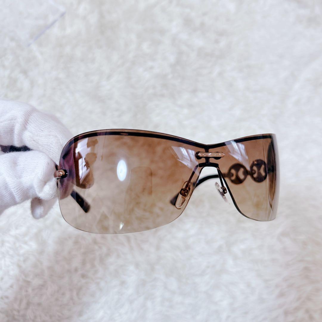 GUCCI sunglasses y2k archive リムレス チェーン