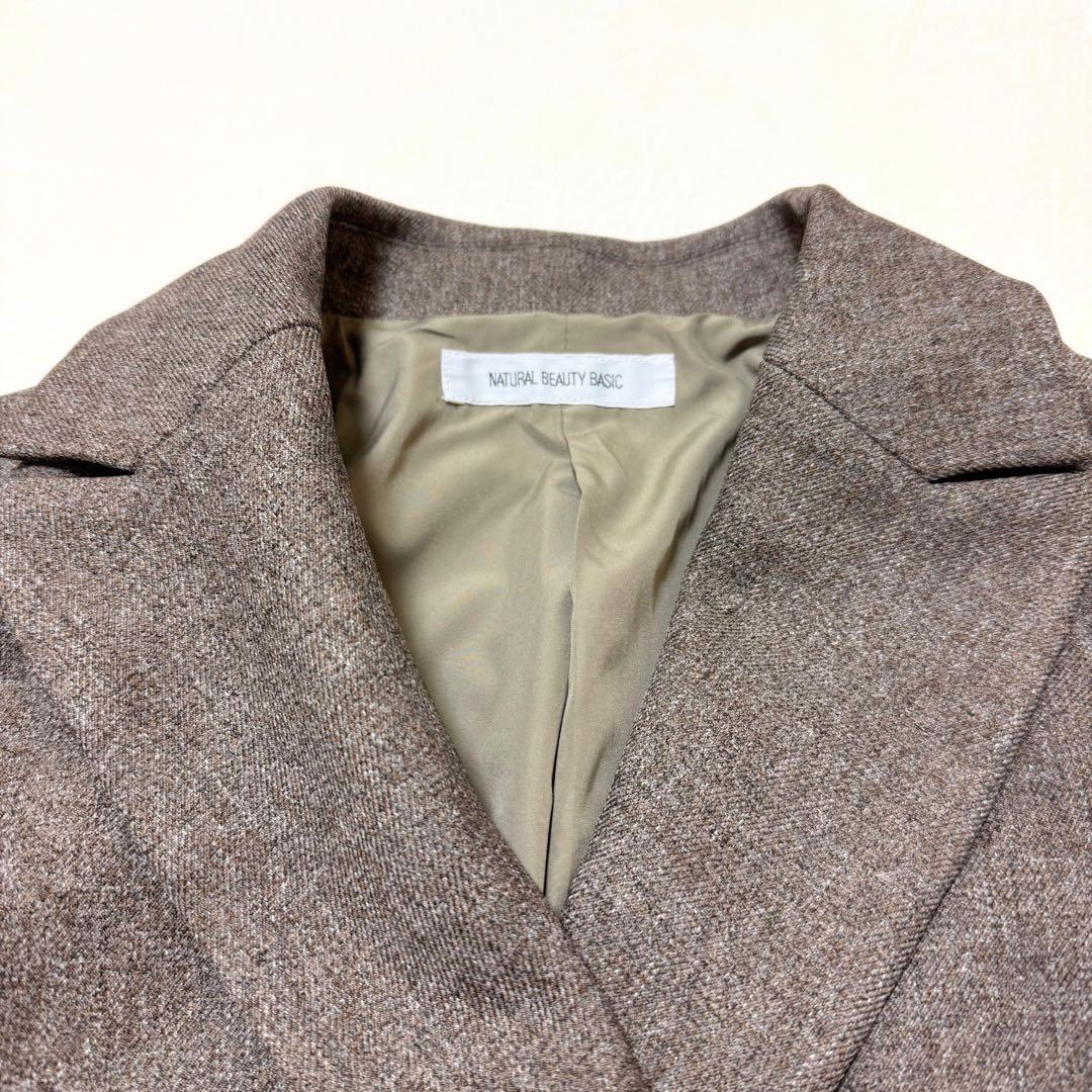 【ナチュラルビューティーベーシック】新品 ダブルブレストジャケット 24AW