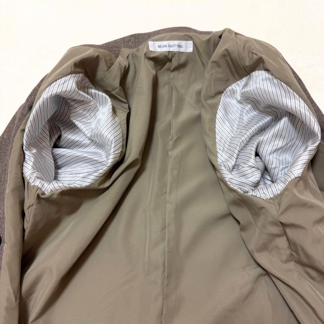 【ナチュラルビューティーベーシック】新品 ダブルブレストジャケット 24AW