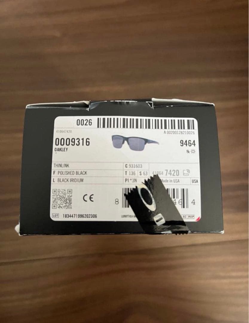 OAKLEY THINLINK サングラス ポリッシュドブラック