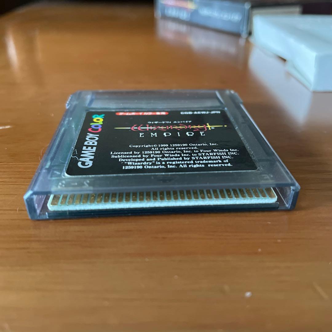 ウィザードリィエンパイア　ゲームボーイカラー　レトロ