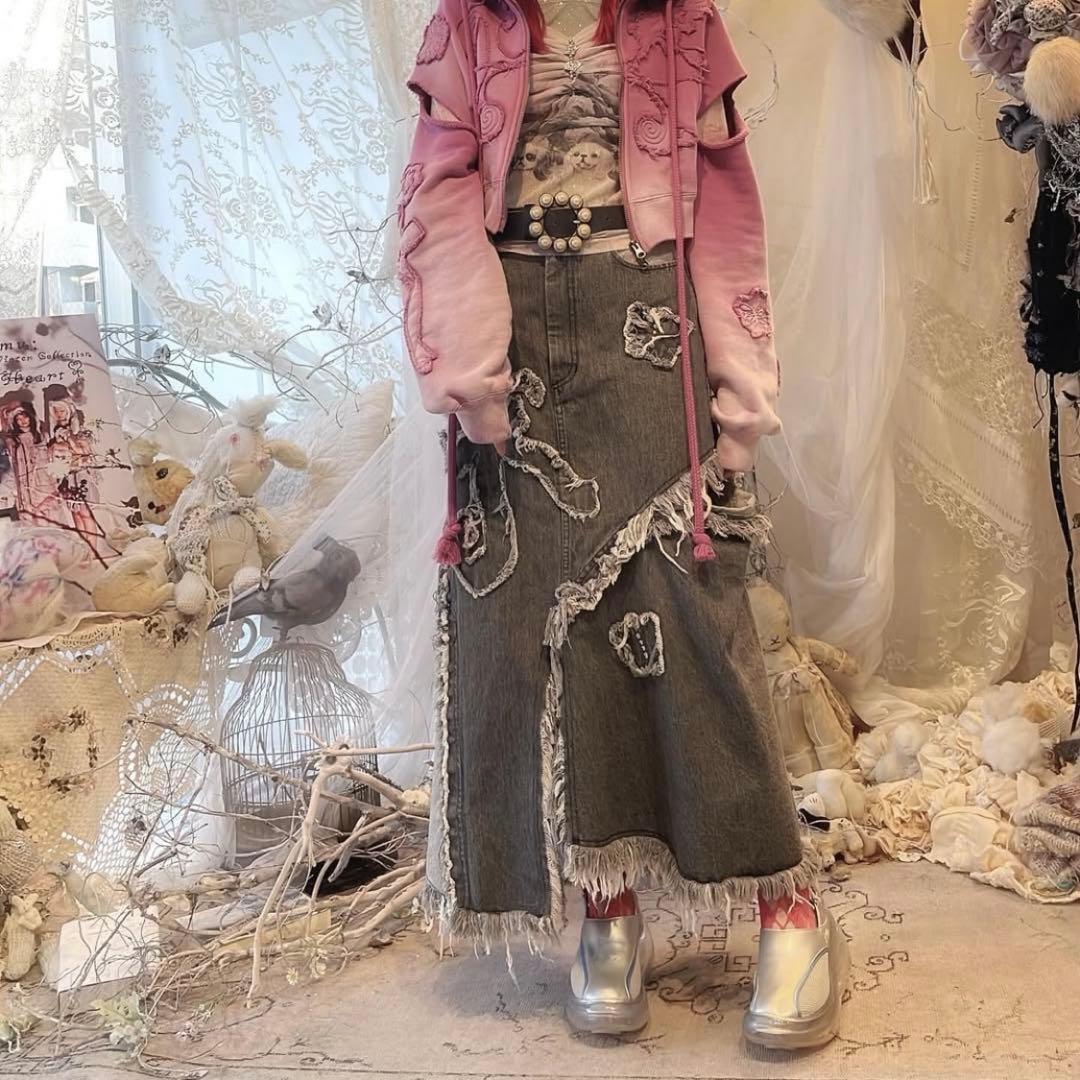 rurumu デニム スカート 25aw