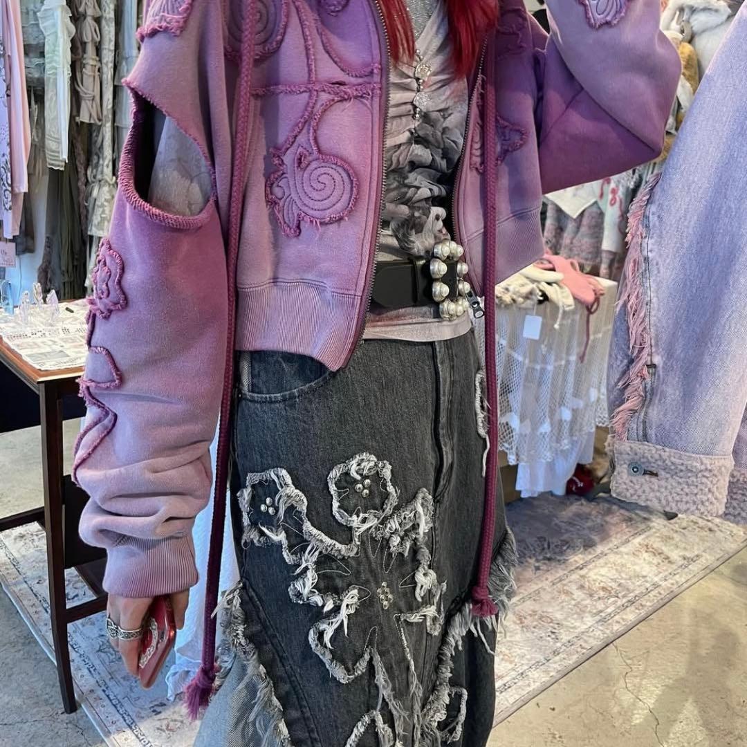 rurumu デニム スカート 25aw