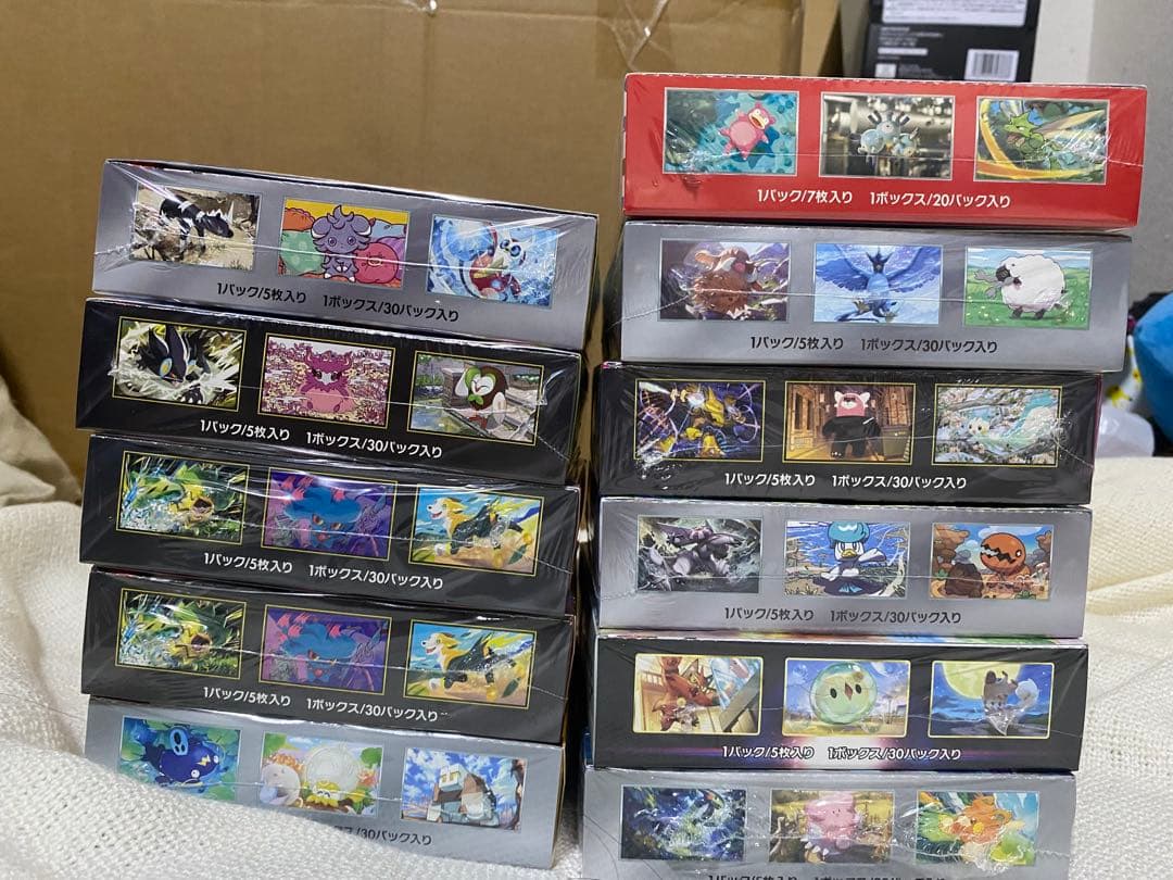 【新品•未開封】ポケモンカード シュリンク付き15BOX まとめ売り