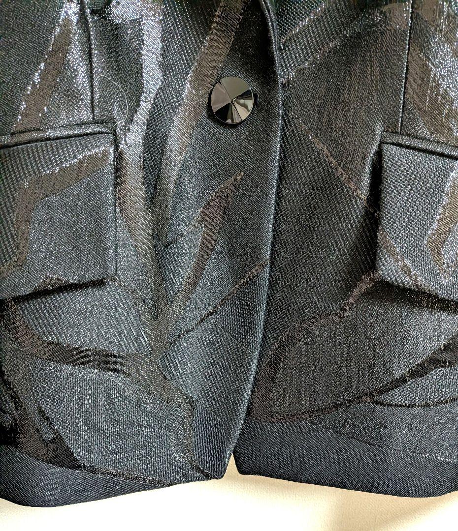 R.Deuxのジャケット　size38　黒ラメ　銀座マギー