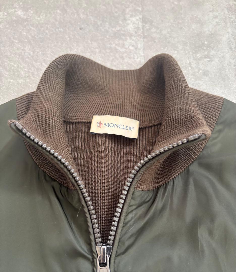 MONCLER MAGLIONE TRICOT CARDIGAN 袖ロゴ