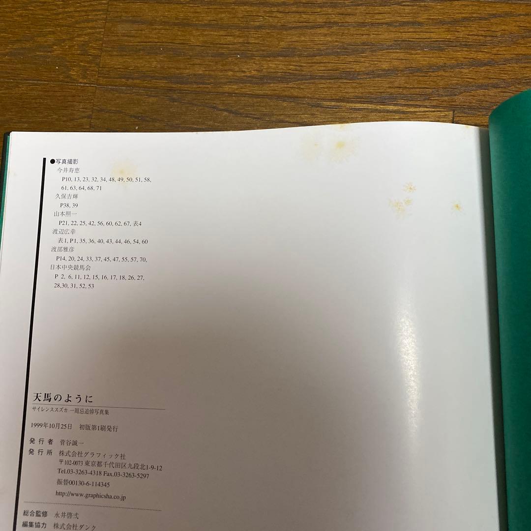 天馬のように　サイレンススズカ一周忌追悼写真集