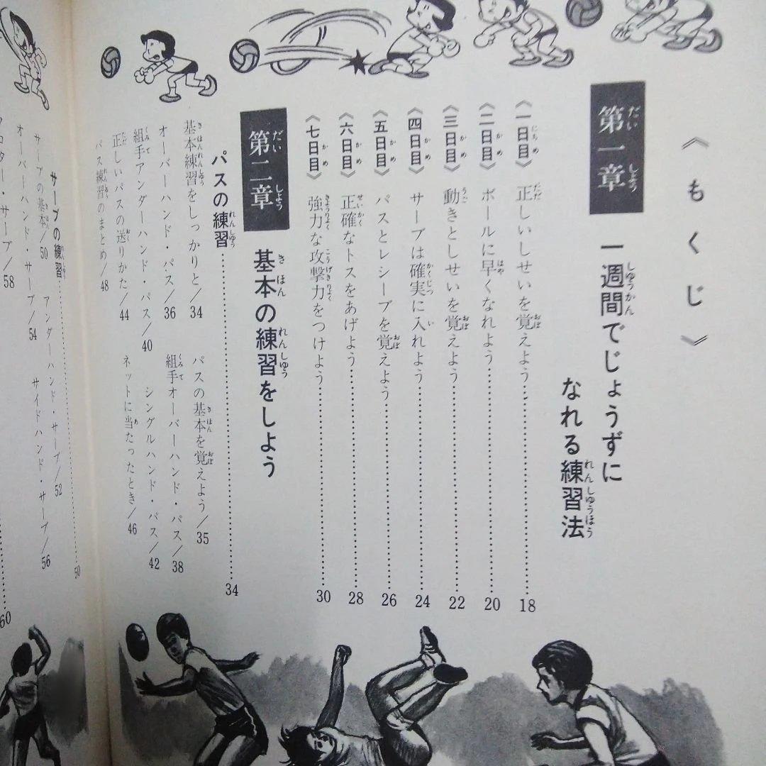 小学館入門百科シリーズ　バレーボール教室　8巻　昭和　1970年　レトロ