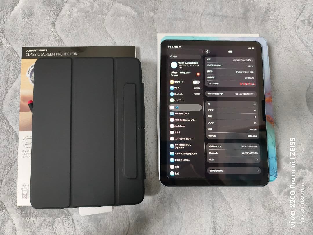 (ほぼ新品)iPad Air M4 256GB+Pencil Proセット