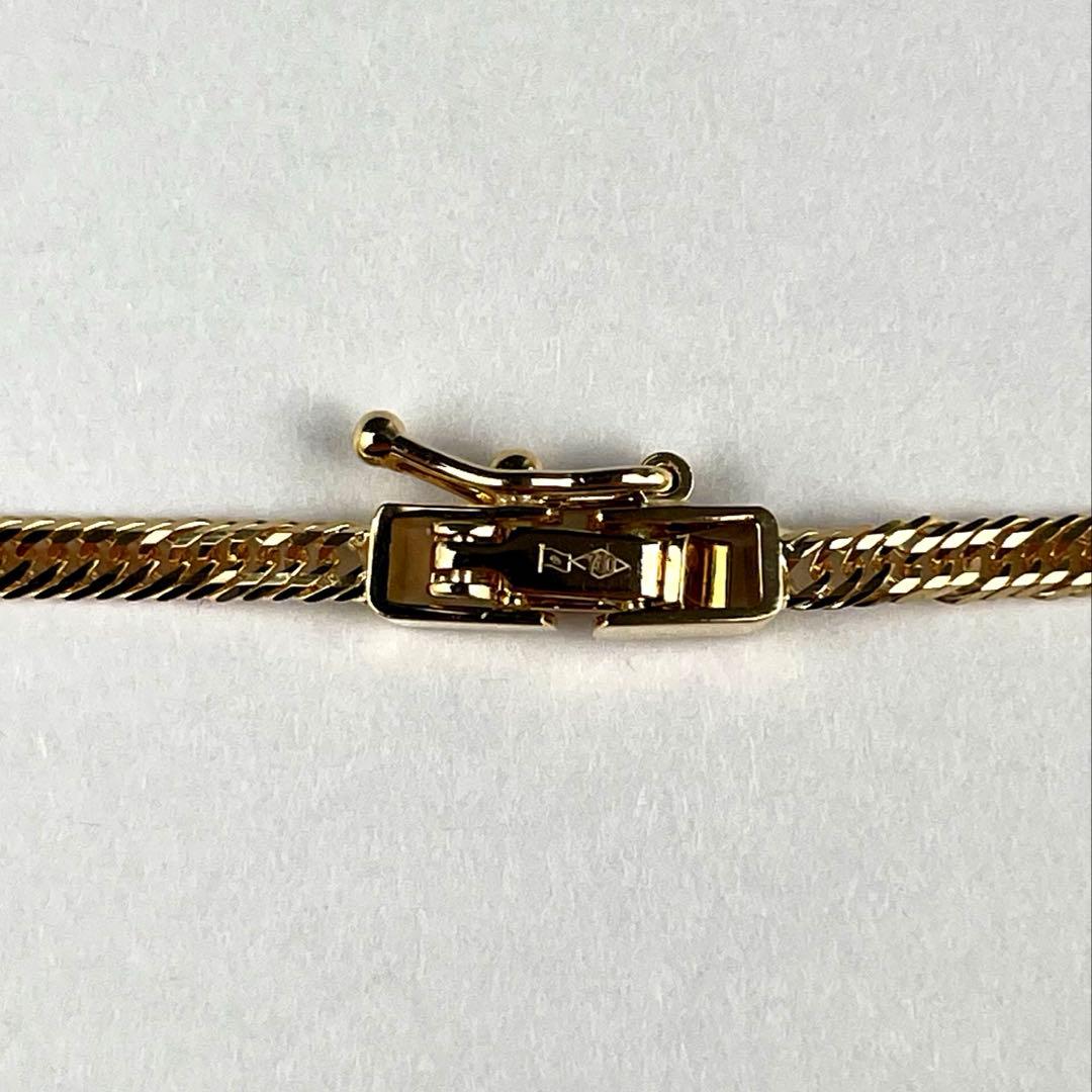 ともや　K18喜平12面トリプルネックレス　18金チェーン