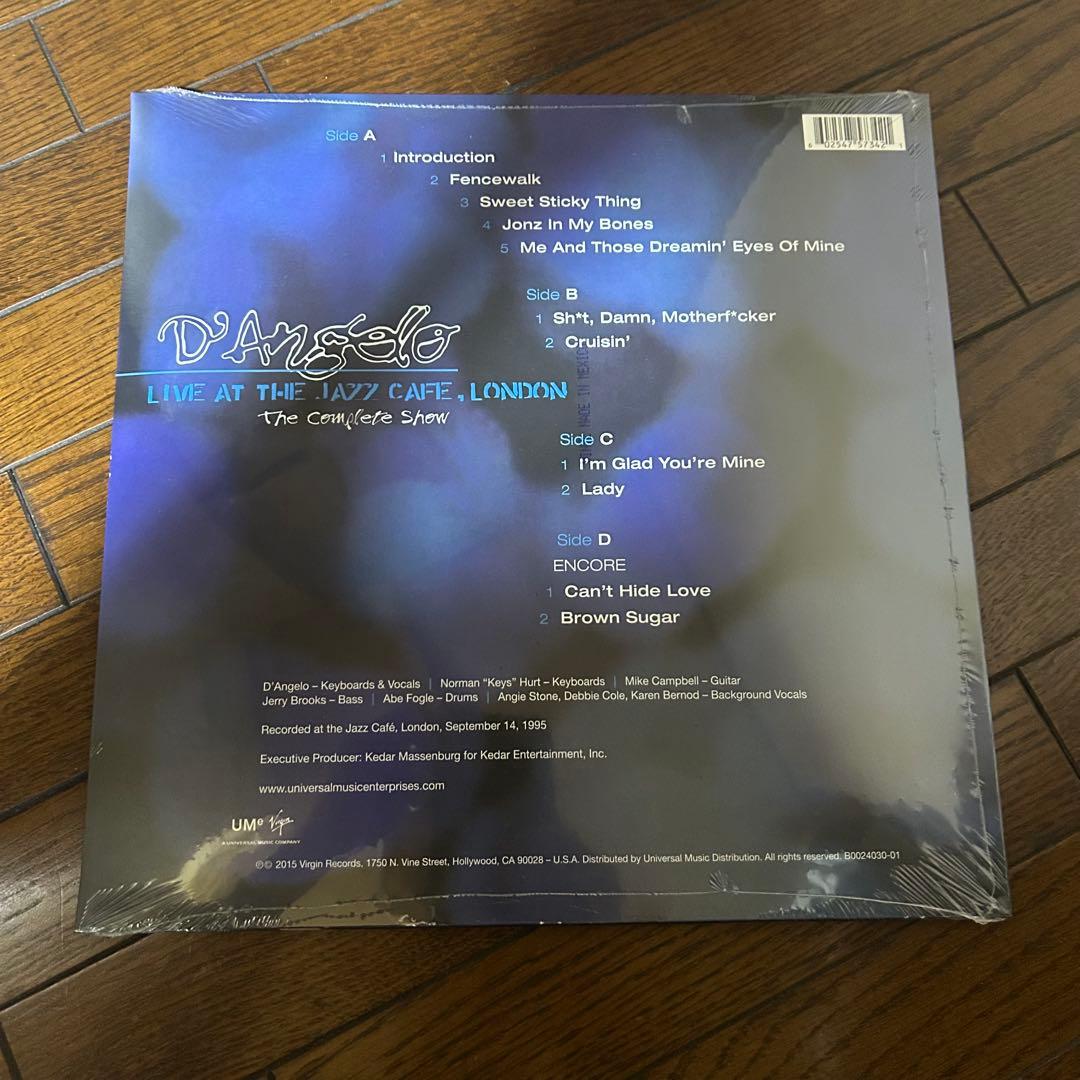 新品 D'Angelo Live At The Jazz Cafe London