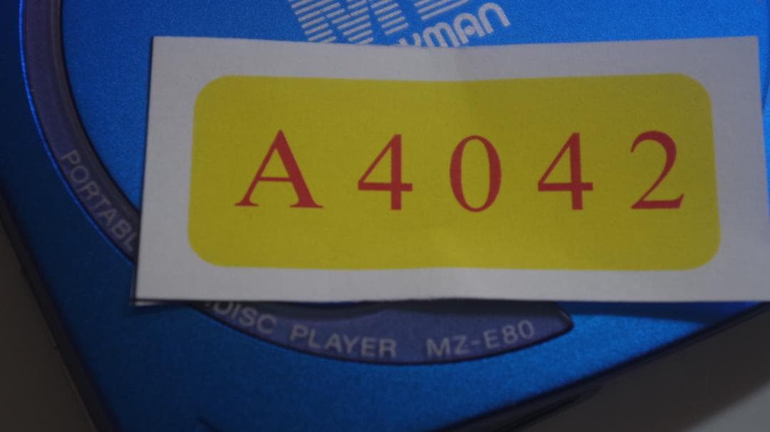 A4042 ソニーMDウォークマンMZ-E80