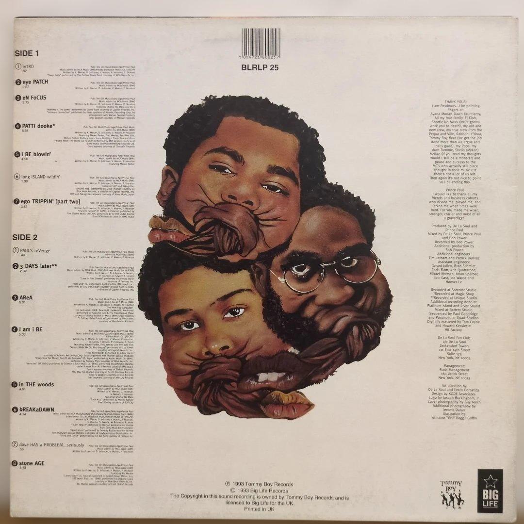 De La Soul 『Buhloone Mindstate』LPレコード