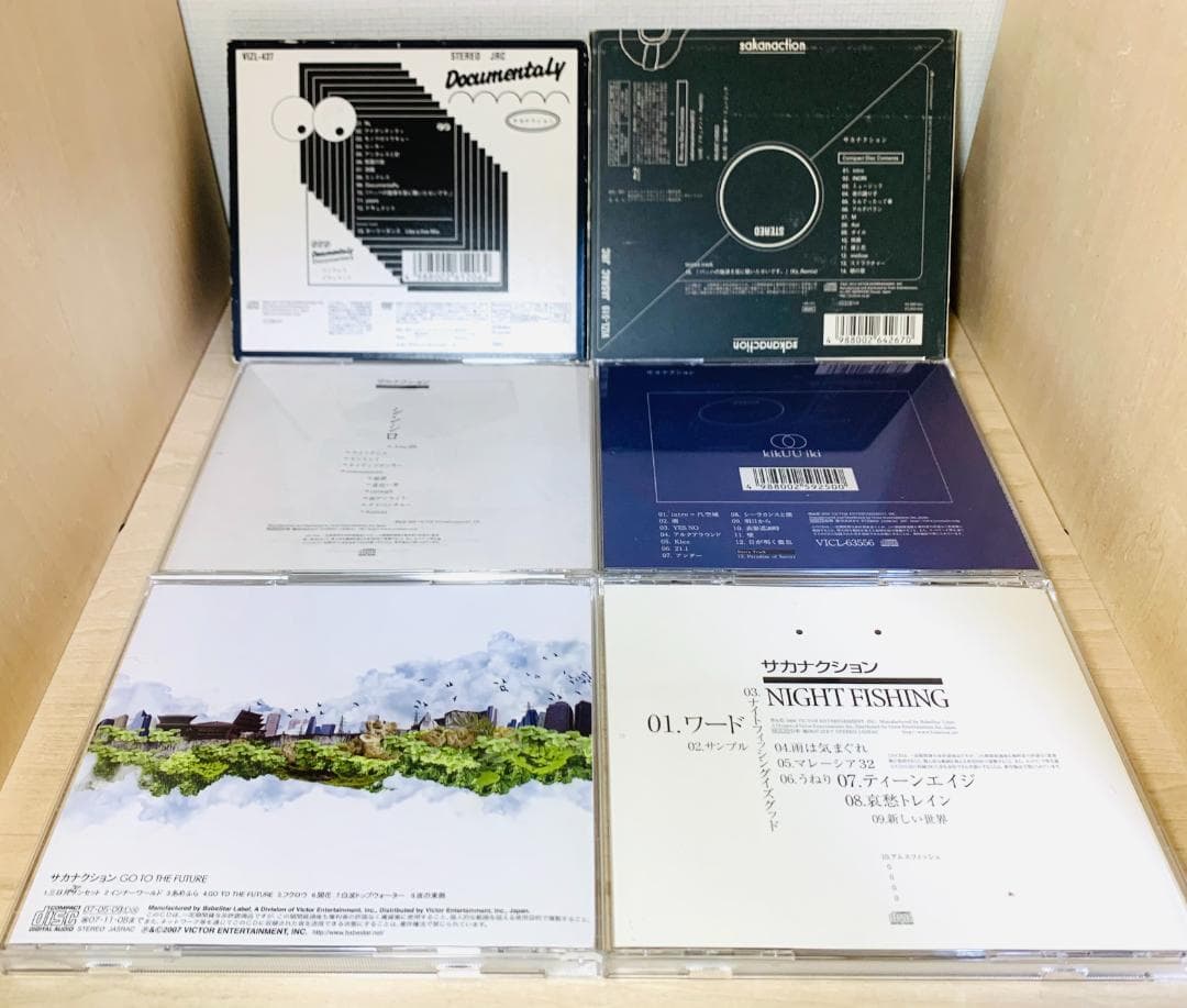 サカナクション スタジオアルバム CD 6枚 セット 初回盤 CD+DVD BD