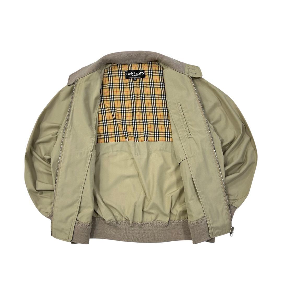 90s Vintage スウィングトップ メンズM ベージュ系 春秋ジャケット