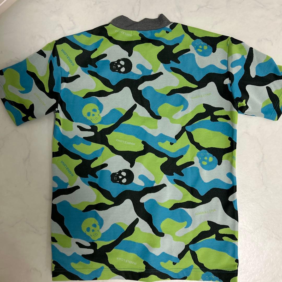 【美品】MARK & LONA カモフラージュ ゴルフシャツ