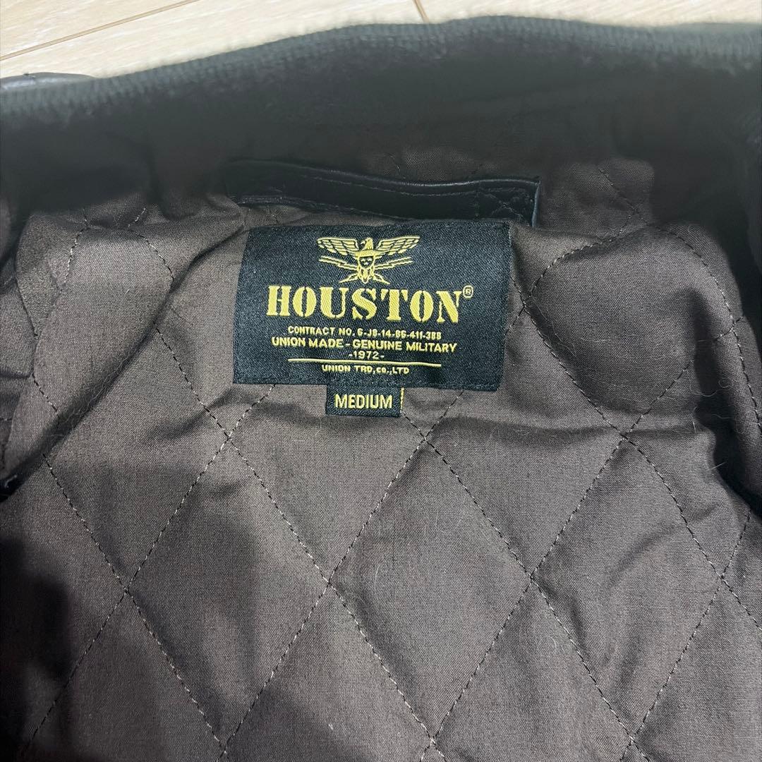 m*i様 HOUSTON ヒューストン シープレザー MA-1 中綿入り