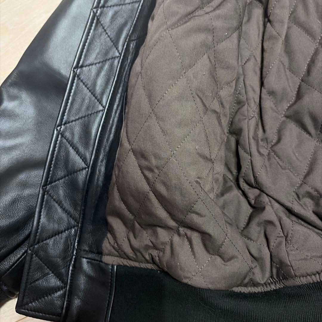m*i様 HOUSTON ヒューストン シープレザー MA-1 中綿入り