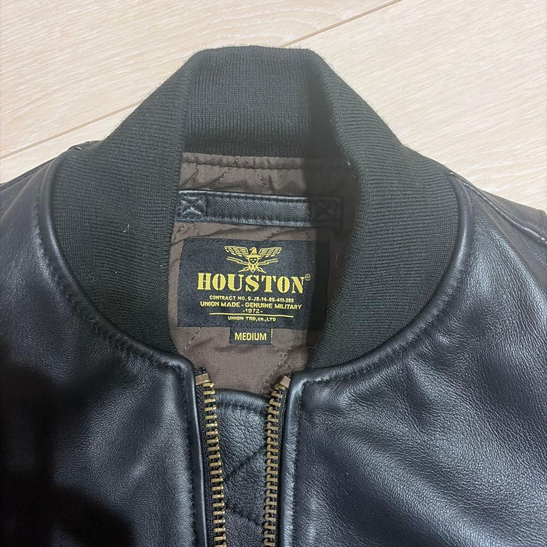 m*i様 HOUSTON ヒューストン シープレザー MA-1 中綿入り
